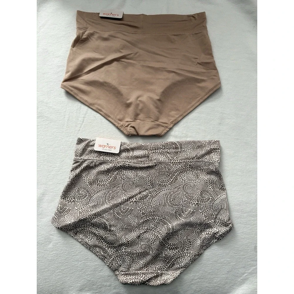 NEW Warners No Pinching No Problem Brief 5738 Briefs 2 Pair Women's Size Small 5